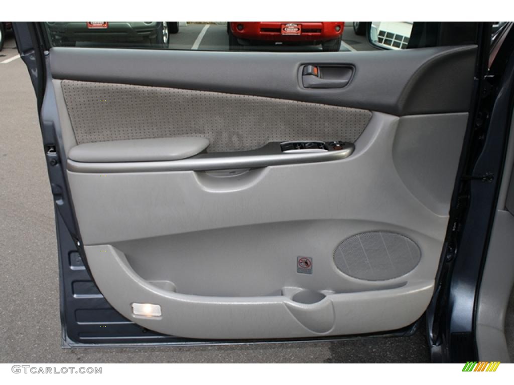 2008 Sienna LE - Slate Metallic / Stone photo #14