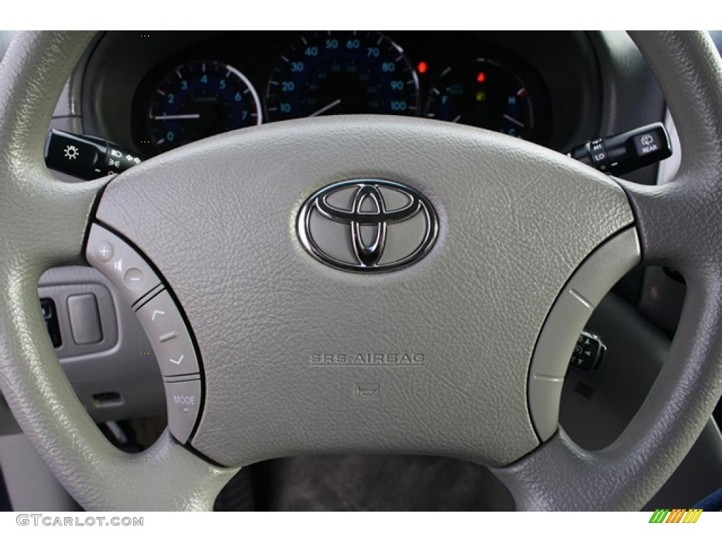 2008 Sienna LE - Slate Metallic / Stone photo #16