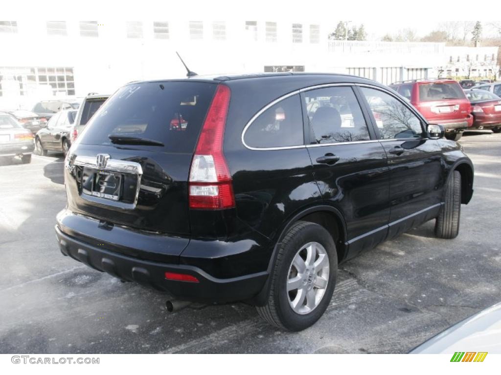 2008 CR-V EX 4WD - Nighthawk Black Pearl / Gray photo #5