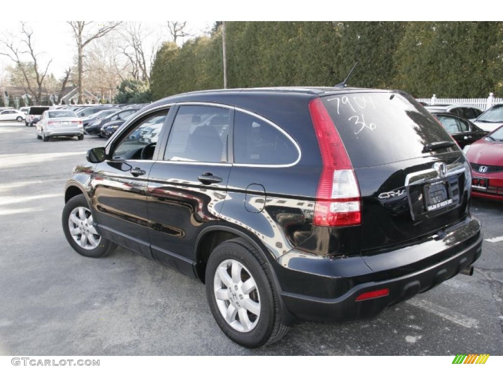 2008 CR-V EX 4WD - Nighthawk Black Pearl / Gray photo #8