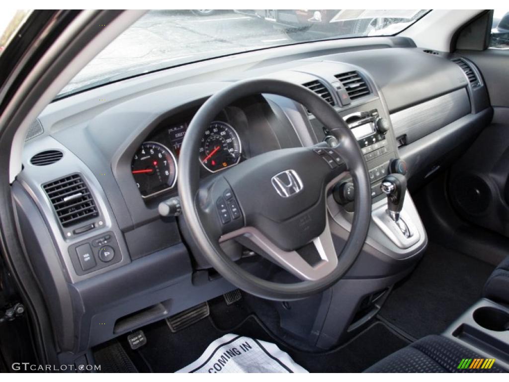 2008 CR-V EX 4WD - Nighthawk Black Pearl / Gray photo #11