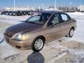 2003 Light Gold Kia Rio Sedan  photo #3