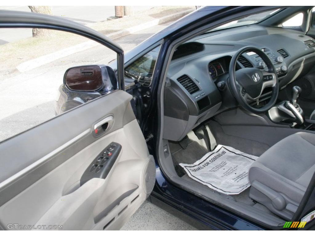 Gray Interior 2008 Honda Civic EX Sedan Photo #41710250