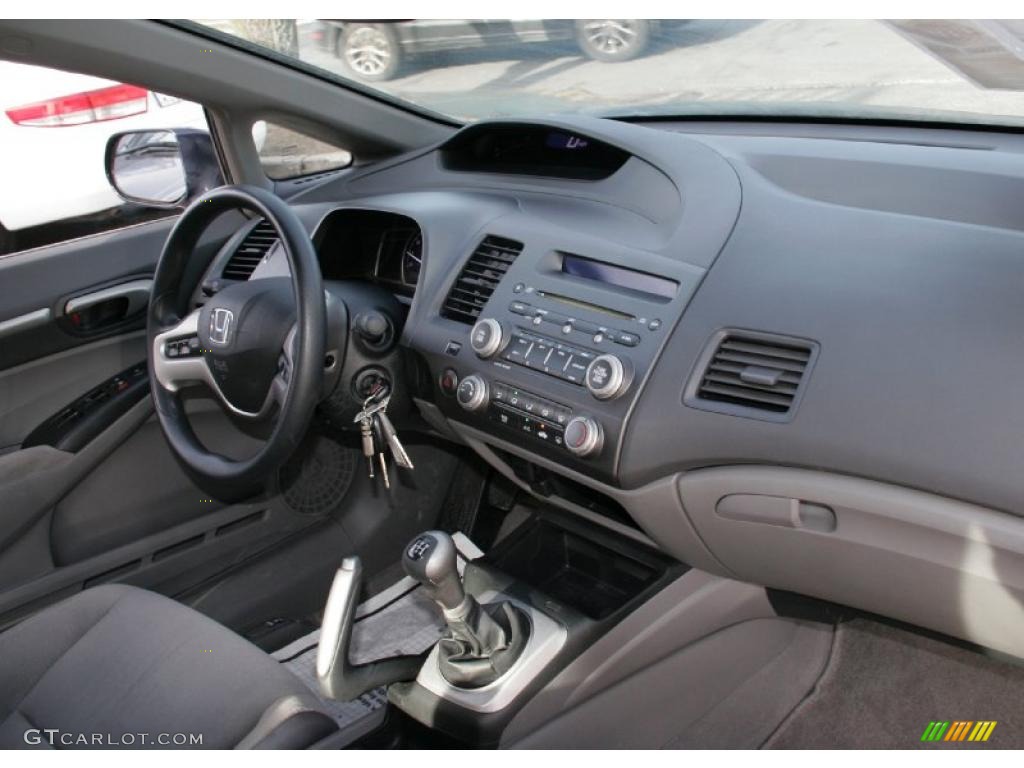 Gray Interior 2008 Honda Civic EX Sedan Photo #41710360