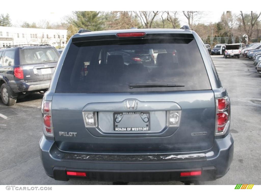 2008 Pilot EX-L 4WD - Steel Blue Metallic / Gray photo #6