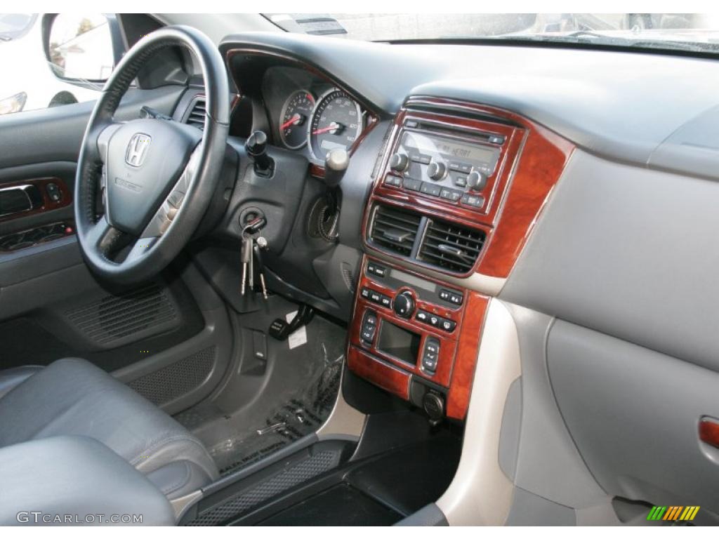 2008 Pilot EX-L 4WD - Steel Blue Metallic / Gray photo #17