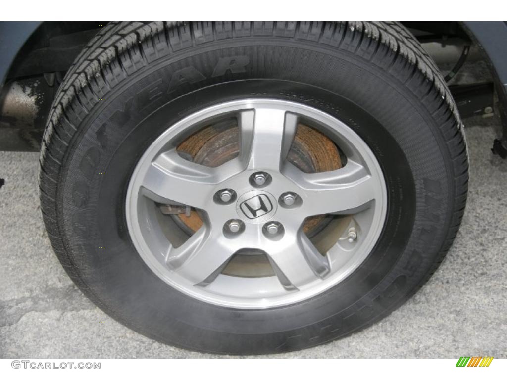 2008 Pilot EX-L 4WD - Steel Blue Metallic / Gray photo #19