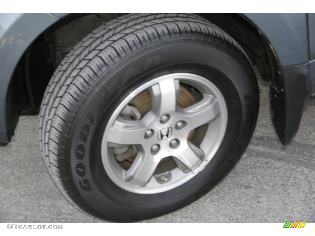 2008 Pilot EX-L 4WD - Steel Blue Metallic / Gray photo #22