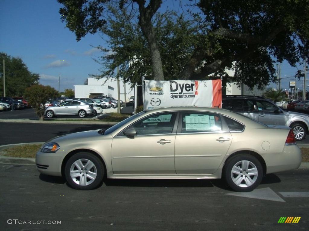 2011 Impala LS - Gold Mist Metallic / Neutral photo #3