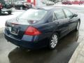 2007 Royal Blue Pearl Honda Accord EX-L V6 Sedan  photo #9