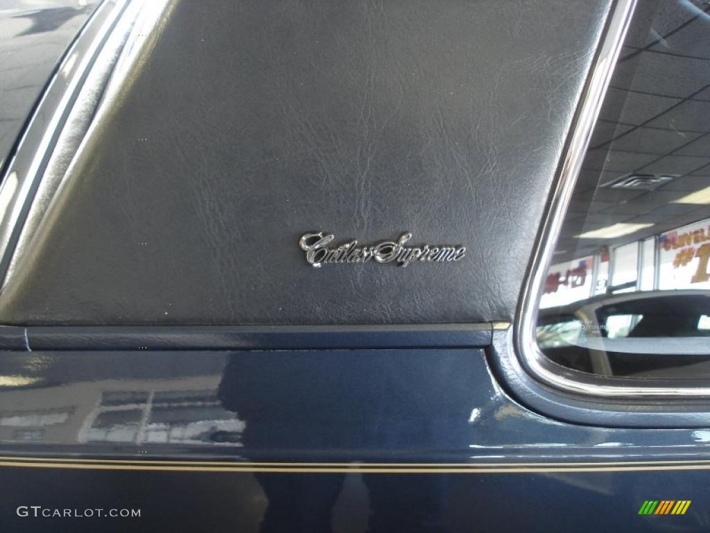 1986 Oldsmobile Cutlass Supreme Coupe Marks and Logos Photo #41712106