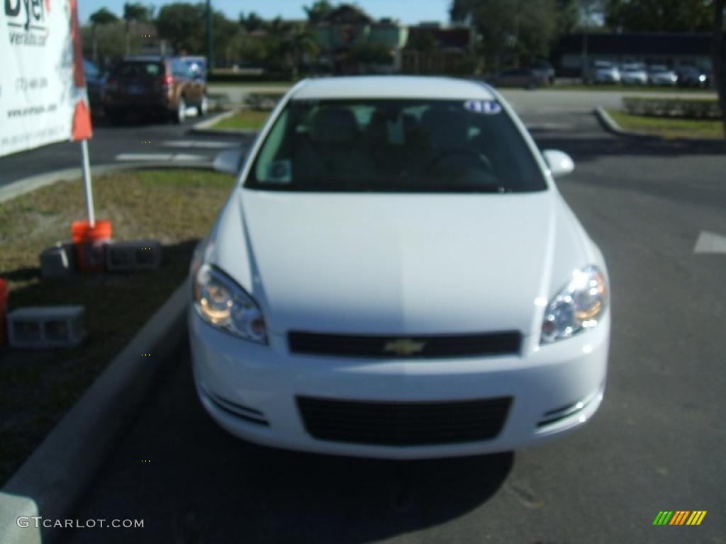 2011 Impala LS - Summit White / Gray photo #2