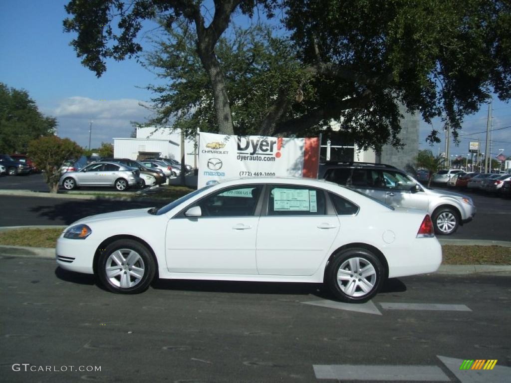 2011 Impala LS - Summit White / Gray photo #3