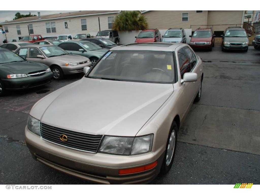 1997 LS 400 - Cashmere Beige Metallic / Beige photo #9