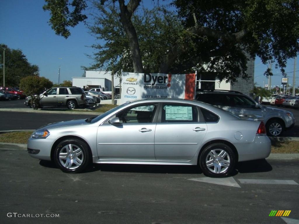 2011 Impala LT - Silver Ice Metallic / Gray photo #3