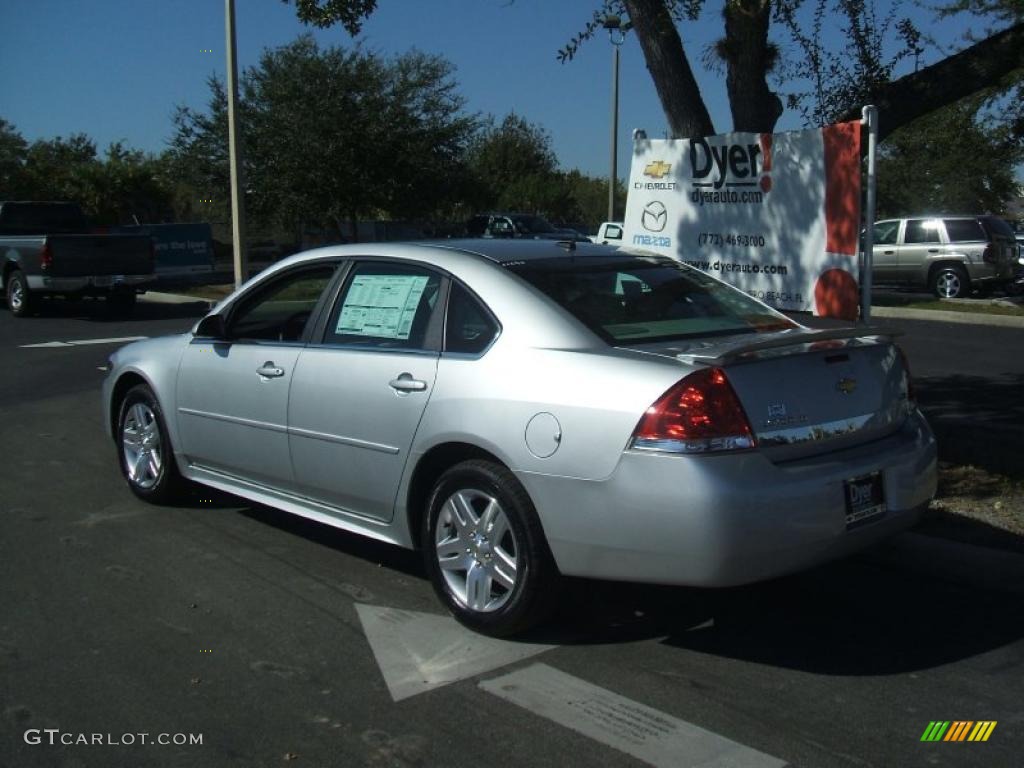 2011 Impala LT - Silver Ice Metallic / Gray photo #4
