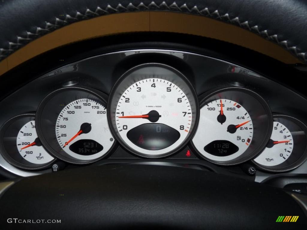 2008 Porsche 911 Carrera 4S Cabriolet Gauges Photo #41713298