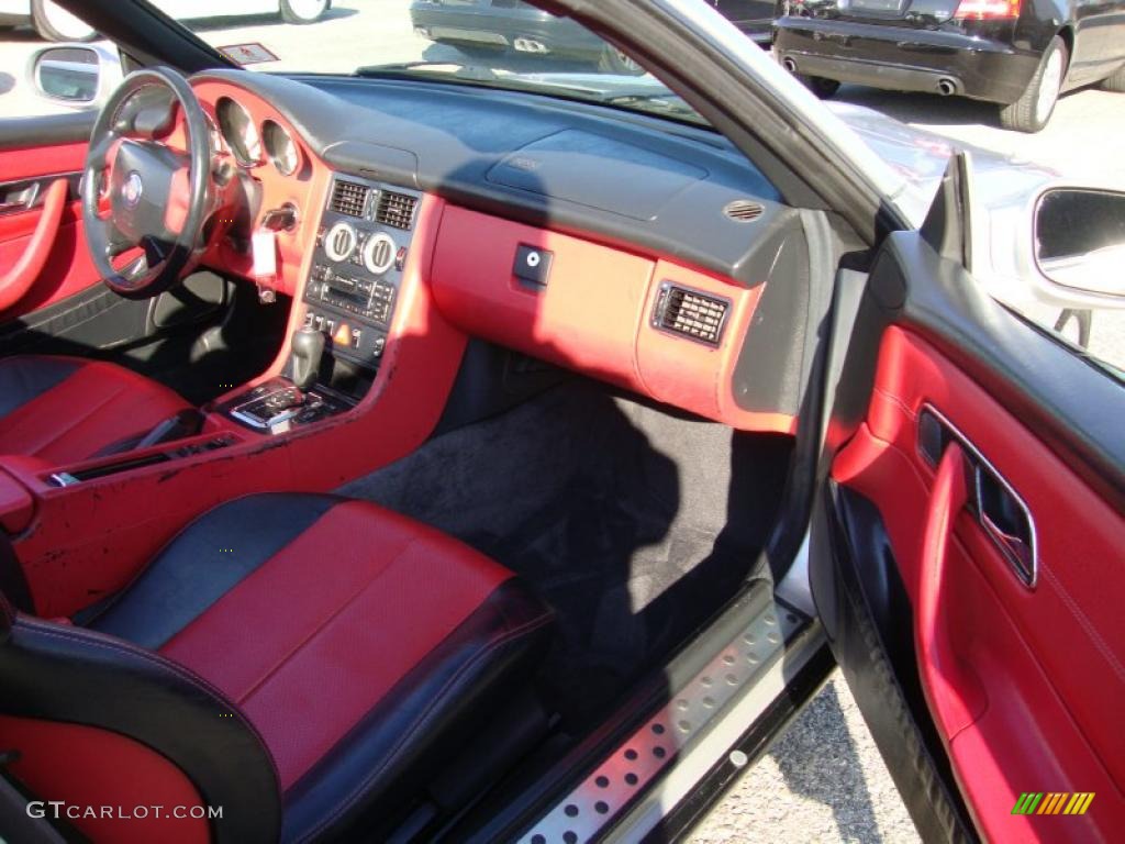 Salsa Red Interior 1998 Mercedes-Benz SLK 230 Kompressor Roadster Photo #41713890