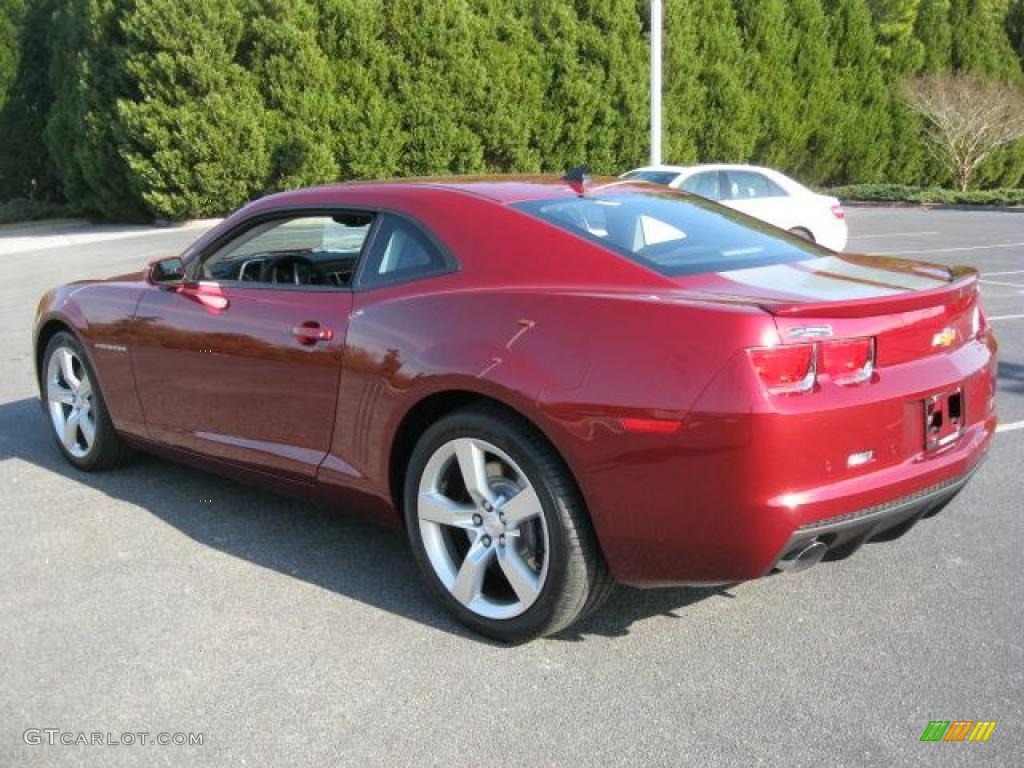 2011 Camaro SS Coupe - Red Jewel Metallic / Gray photo #3