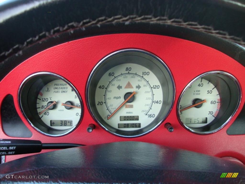 1998 Mercedes-Benz SLK 230 Kompressor Roadster Gauges Photo #41714266