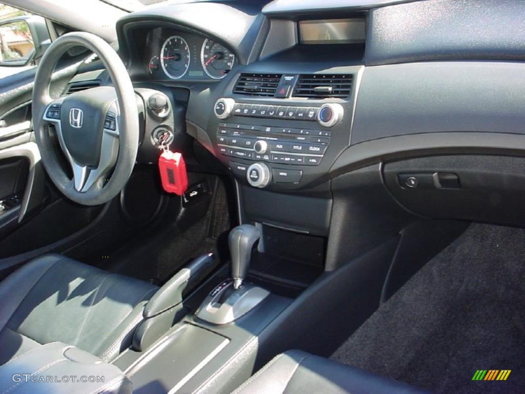2009 Honda Accord LX-S Coupe Black Dashboard Photo #41715418