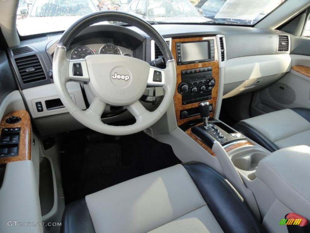 Dark Slate Gray/Light Graystone Interior 2008 Jeep Grand Cherokee Limited 4x4 Photo #41715474