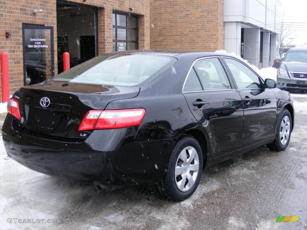 2008 Camry LE - Black / Ash photo #3