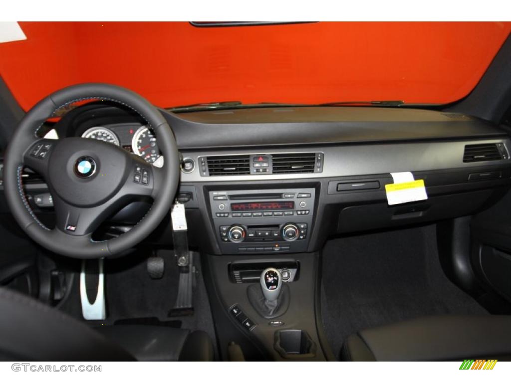 2011 BMW M3 Coupe Black Novillo Leather Dashboard Photo #41718078