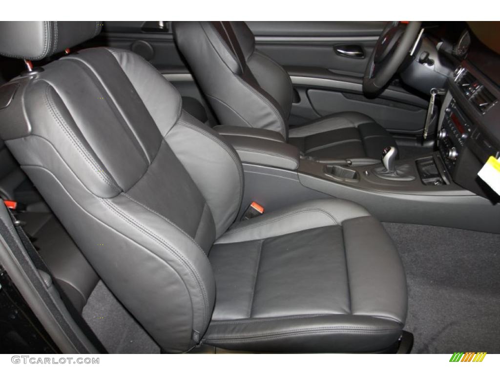 Black Novillo Leather Interior 2011 BMW M3 Coupe Photo #41718190