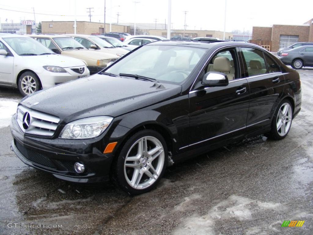 Black 2008 Mercedes-Benz C 350 Sport Exterior Photo #41718442