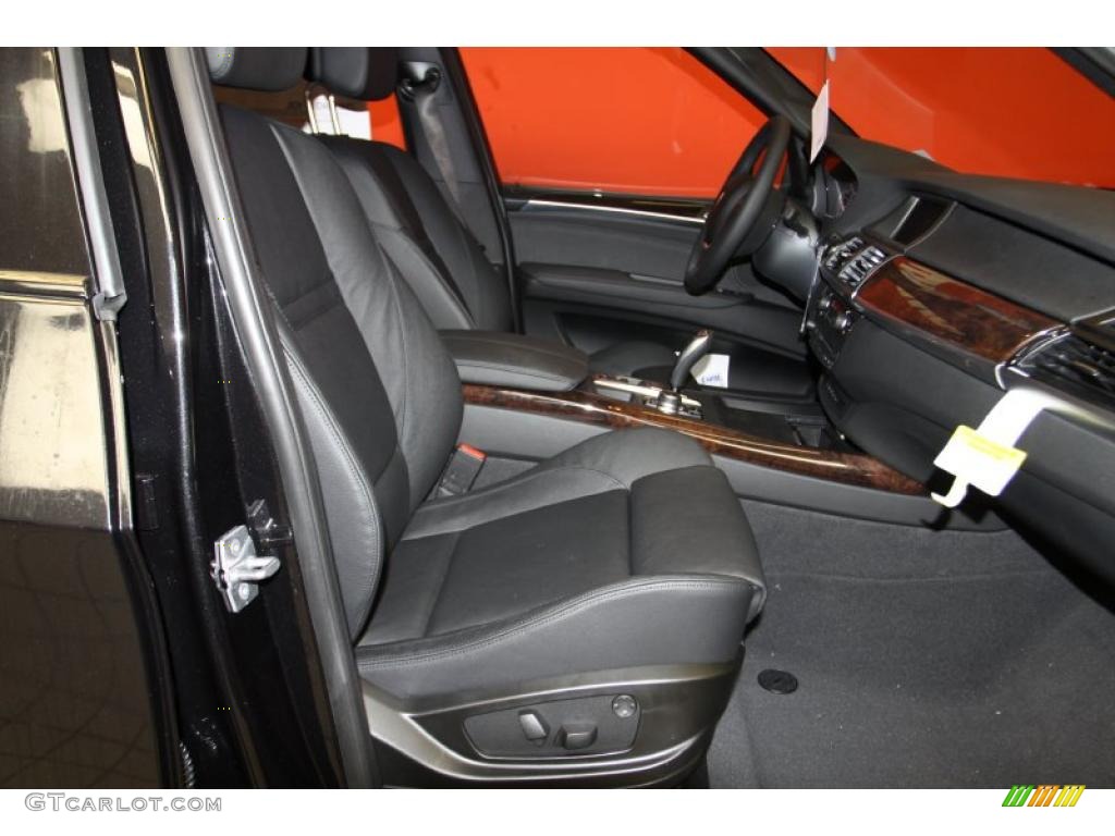 Black Interior 2011 BMW X5 xDrive 35d Photo #41719014