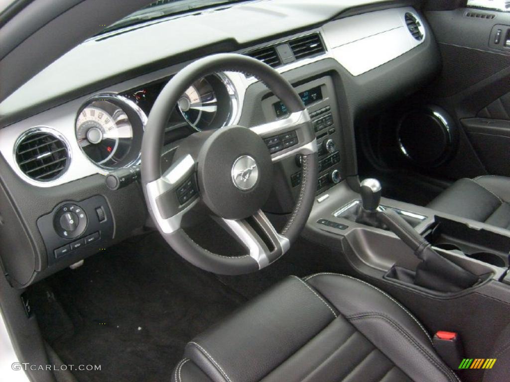 Charcoal Black Interior 2011 Ford Mustang GT Premium Coupe Photo #41719834