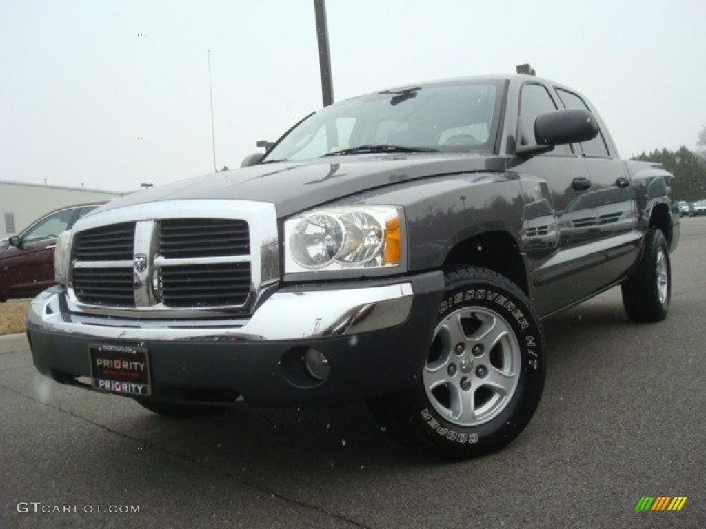 Mineral Gray Metallic 2005 Dodge Dakota SLT Quad Cab Exterior Photo #41719974