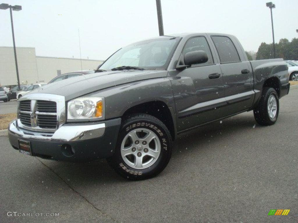 Mineral Gray Metallic 2005 Dodge Dakota SLT Quad Cab Exterior Photo #41719990