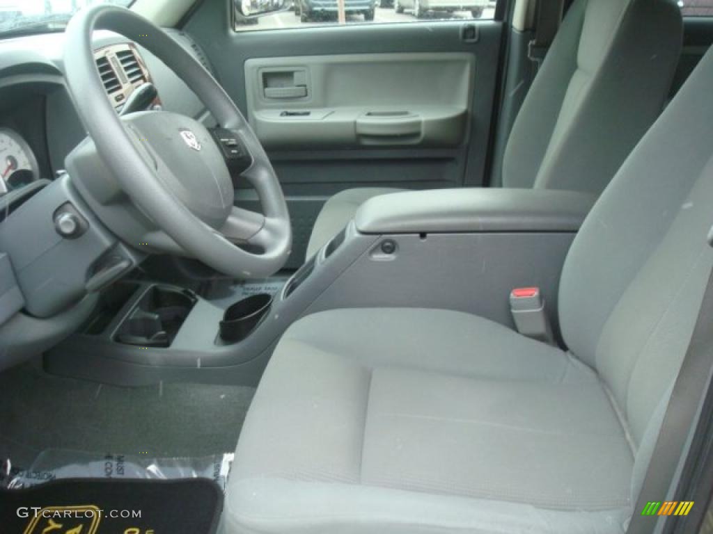 Medium Slate Gray Interior 2005 Dodge Dakota SLT Quad Cab Photo #41720078