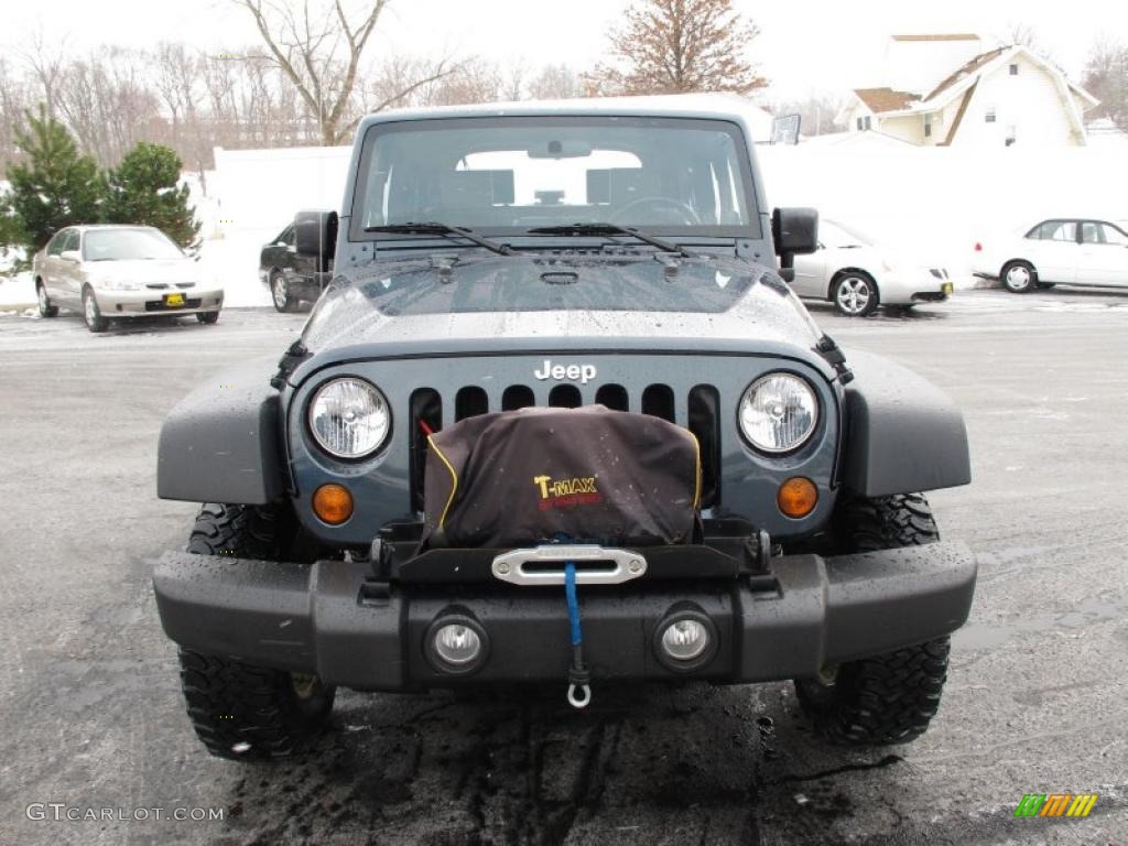 2007 Wrangler Rubicon 4x4 - Steel Blue Metallic / Dark Slate Gray/Medium Slate Gray photo #4