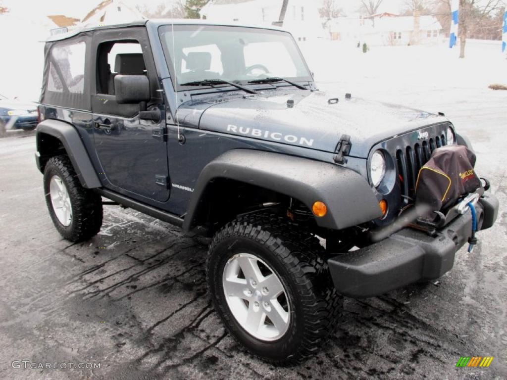 2007 Wrangler Rubicon 4x4 - Steel Blue Metallic / Dark Slate Gray/Medium Slate Gray photo #5
