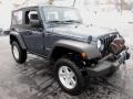2007 Steel Blue Metallic Jeep Wrangler Rubicon 4x4  photo #5