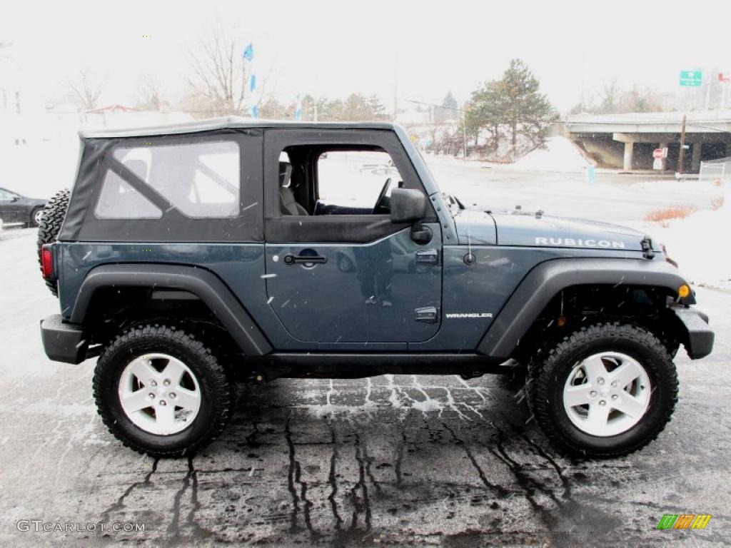 2007 Wrangler Rubicon 4x4 - Steel Blue Metallic / Dark Slate Gray/Medium Slate Gray photo #6