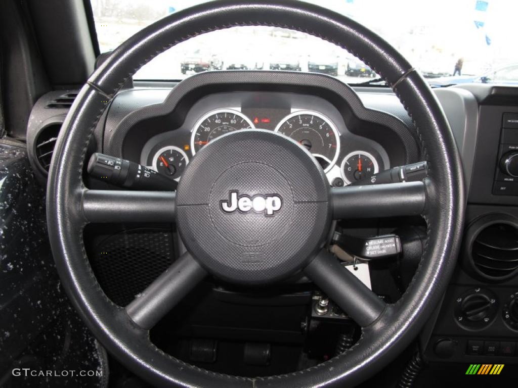 2007 Wrangler Rubicon 4x4 - Steel Blue Metallic / Dark Slate Gray/Medium Slate Gray photo #16