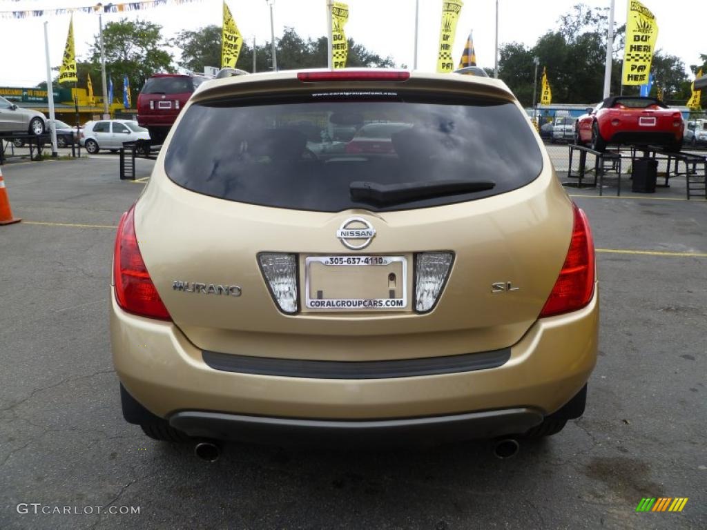 2003 Murano SL - Luminous Gold Metallic / Cafe Latte photo #5