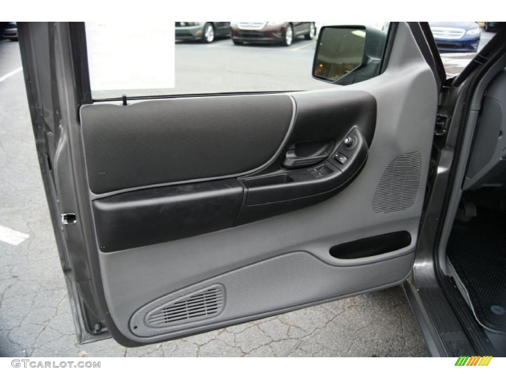 2011 Ford Ranger XLT SuperCab Medium Dark Flint Door Panel Photo #41720998