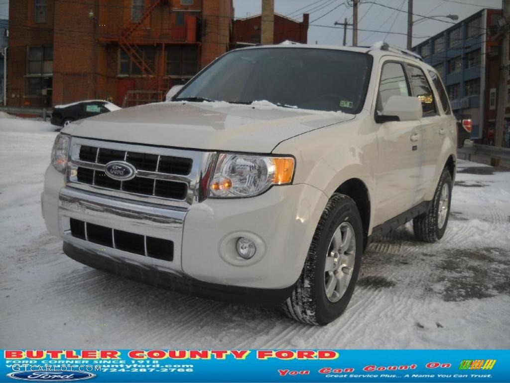 2011 Escape Limited V6 4WD - White Suede / Charcoal Black photo #19
