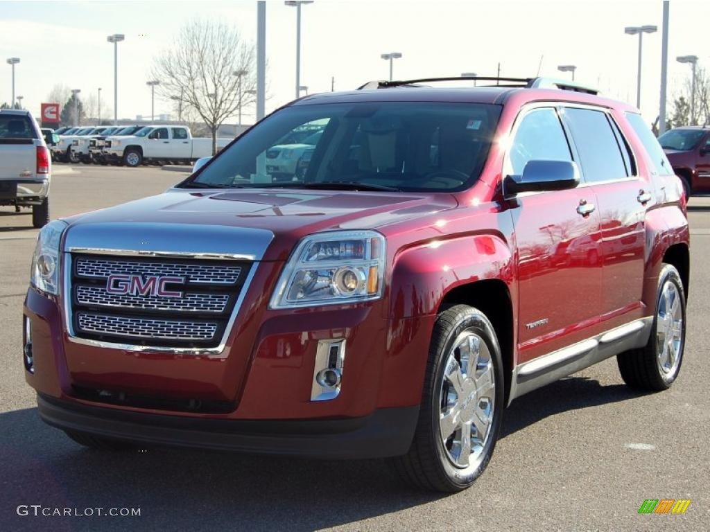 Merlot Jewel Metallic 2010 GMC Terrain SLT AWD Exterior Photo #41723760