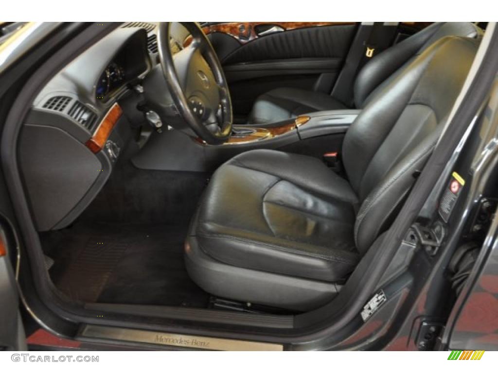 Charcoal Interior 2004 Mercedes-Benz E 320 4Matic Wagon Photo #41724652