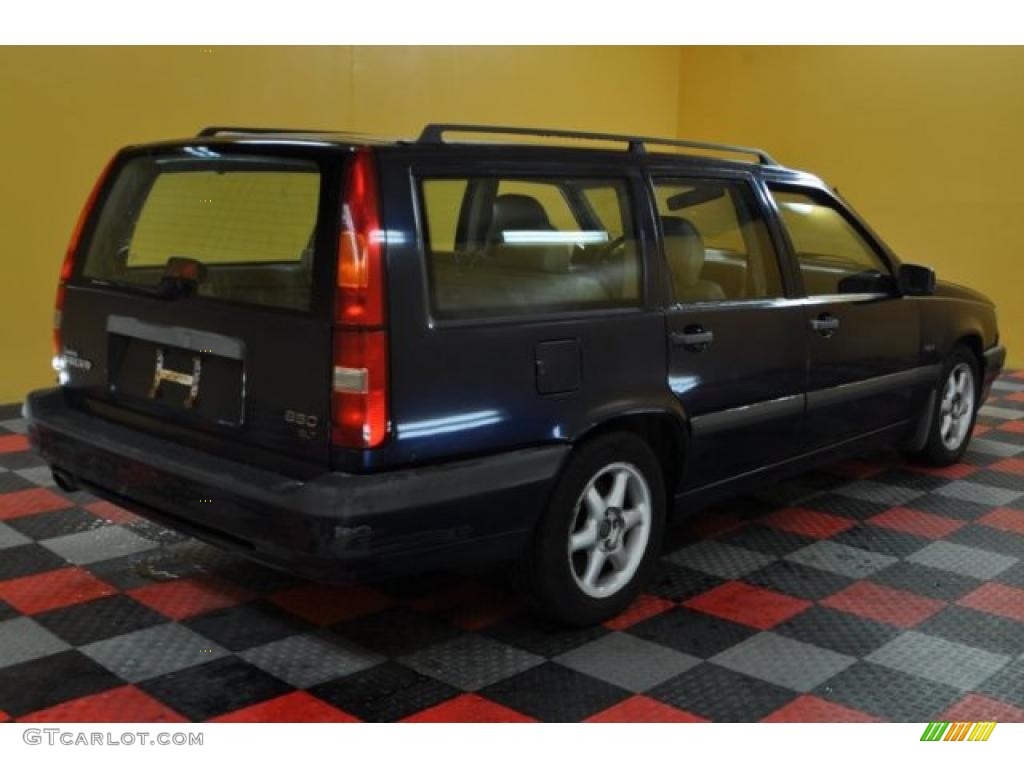 1997 850 GLT Turbo Wagon - Nautic Blue Metallic / Taupe photo #4