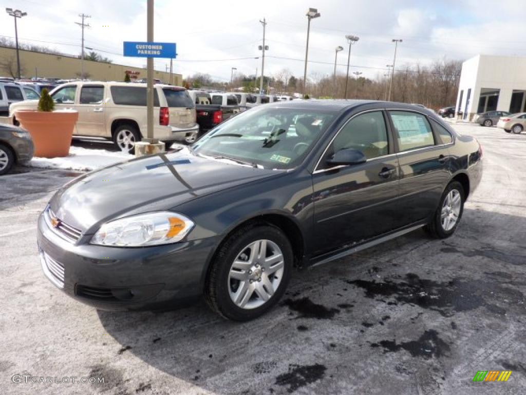 2011 Impala LT - Cyber Gray Metallic / Ebony photo #3