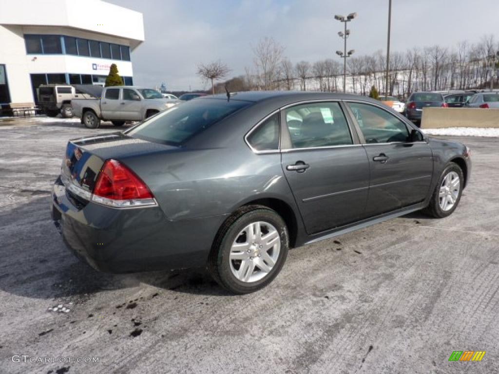 2011 Impala LT - Cyber Gray Metallic / Ebony photo #10