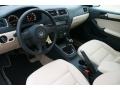 Cornsilk Beige 2011 Volkswagen Jetta SE Sedan Interior Color