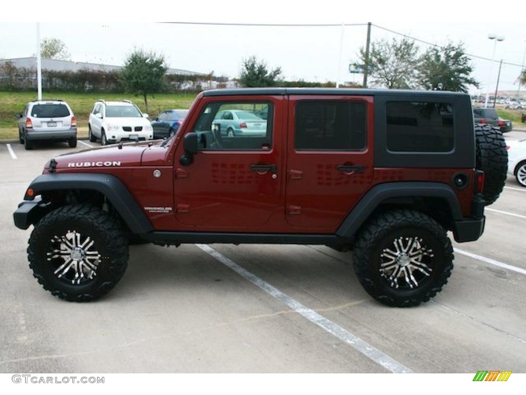 2007 Jeep Wrangler Unlimited Rubicon 4x4 Custom Wheels Photo #41727099